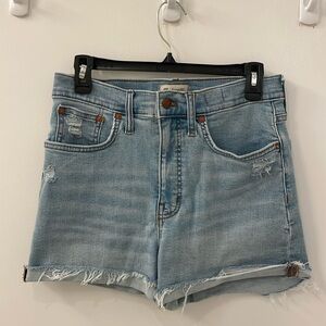 Madewell High-Rise Jean Short